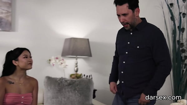 Asian petite teenager get her moist pussy liked and pounded by huge dick – Lulu Chu, Tommy Pistol