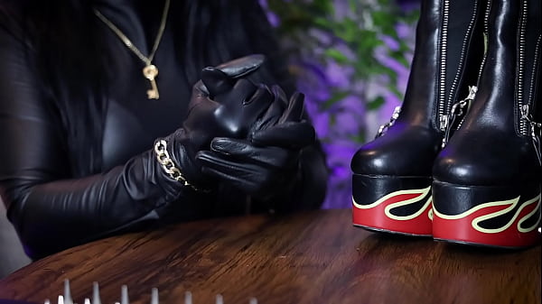 Leather Fetish ASMR by DominaFire